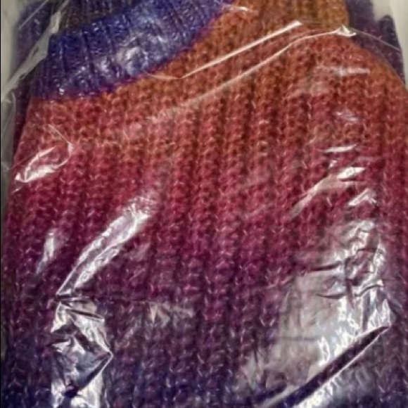 BP Space Dye Sweater In Purple Orchid Spacedye NWT size xs - Picture 2 of 3